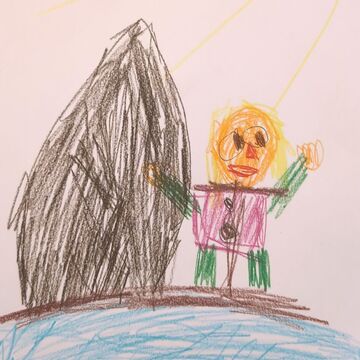 Kinderzeichnung "Bildungsziele"